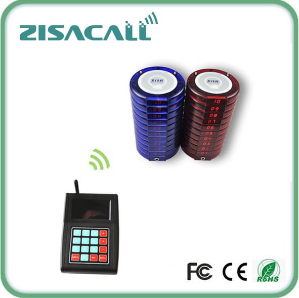 Wireless Restaurant Kitchen Call Pager System Queue Pager